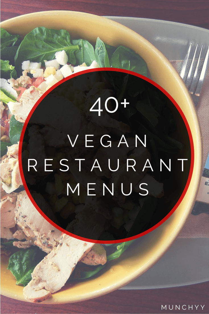 Vegan Restaurant Menus